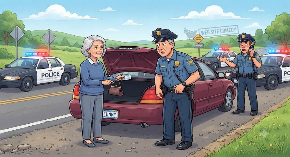 A mature lady gets pulled over for speeding…Older Woman: Is there a problem, Officer?